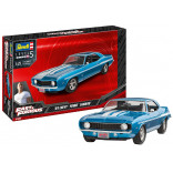 KIT PARA MONTAR REVELL VELOZES & FURIOSOS 1969 CHEVY CAMARO YENKO 1/25 92 PEÇAS REV 07694